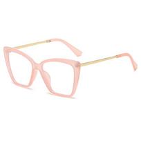 Women'S Anti Blue Light  Glasses Metal Butterfly Frame Frame Resin Lenses Lightweight And Anti Fatigue Glasses For Women Anti blue light beige
