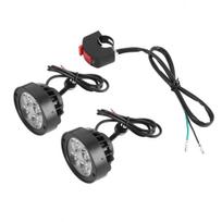 Karun Super Clear 1000Lm Motorcycle Led Headlight Lamp Scooter Fog Spotlight black