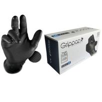 Vienkartinės juodos nitrilinės pirštinės GRIPPAZ 245, XL, 100 vnt.