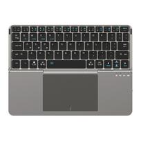 New Multifunctional Model Foldable Bluetooth 5.0 Keyboard with Touchpad & Phone Holder For Phones Tablets PC black