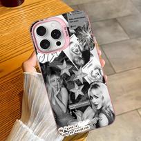 Singer S-Sabrina C-Carpenter Phone Case For iPhone 17 16 15 14 13 12 11 Pro Max Color Black Matte Cover iPhone 17 Air white