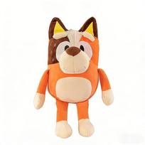 Peluche Blueyed Dog Bingo Dauhgter 35Cm Family Plush Toy Cartoon Dog Soft Stuffed Animals Dolls Boygirl  Birthday Christmasgifts orange