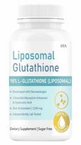 HXN Liposomal Glutathione 1200mg with Hyaluronic Acid, Resveratrol, and Vitamin C Supplements, Skin Health Antioxidant, 60 Tablets
