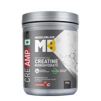 MuscleBlaze Micronised Creatine Monohydrate CreAMP Powder, 320g
