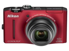 Nikon COOLPIX S8100 Digital Camera, Flash Red - 12.1MP, 10x Optical Zoom, 30mm Wide-Angle, 3.0  LCD, Backside Illumination CMOS