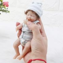 Mini 6 colių silikoninė lėlė viso kūno silikoninė vonios lėlė, gyva lėlė mergaitėms 6 inch