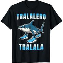 Tralalero Tralala Funny Italian Brainrot Toddlers Meme T-Shirt XL gray