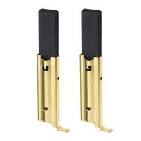 2 vnt. skalbimo mašinos variklio anglies šepetėliai 5 x 13,5 mm beige