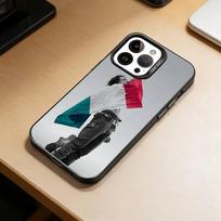 Man-D-Damiano David  Phone Case For iPhone 17,16,15,14,13,12,11 Plus,Pro Max,XS,Colored Silver Plated Inside Cover iPhone12PRO brown