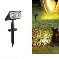 LED Solar Ground Lamp Durable Waterproof Lawn Lamp Warm Light Lawn Lights Landscape Lamp Courtyard 7LED -- 1PC beige