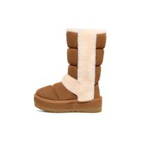 UGG Classic Chillapeak Batai Aukšti Rudo Kaštono Spalvos Moteriški 1145990-CHE 37 ruda