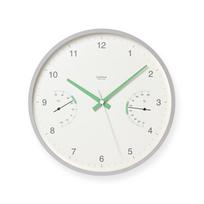 Lemnoseu Brote Design Wall Clock Hygrometer white