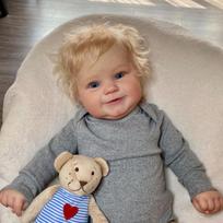 NPK 50 cm Reborn Baby, bamblys, labai minkšto audinio lėlė, prikimštas žaislas, tikroviškas, tikras minkštas prisilietimas 1pc no toy brown