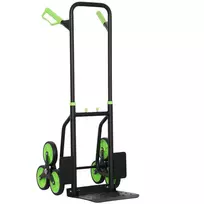 Sulankstomas laiptinis krepšių vežimėlis su plieniniu rėmu, maks. 120 kg