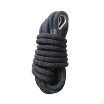 Pilates Reformer Attachment Strap, Length 102.36 Inches, for Fitness Training Equipment, With Iron Ring gray