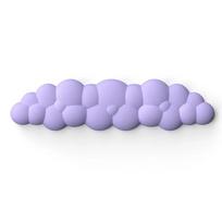 Ergonomic Keyboard Cloud Wrist Rest Leather Memory Foam Support Cushion Anti-Slip for Office Soft Typing Pain Relief Accessories violetinė