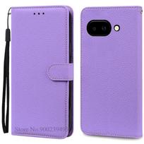 Pixel 10A Case For Google Pixel 10A Case Wallet Leather Flip Cover For Google Pixel 10A Case Stand Book Cover Coque Fundas Etui Google Pixel 10a tamsiai žalia spalva