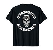 Chicano Kaukolė Su Bandana Biker Stiliaus Rokerio T-shirt Juoda 5XL įvairiaspalvis