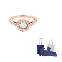 Swarovski Blizgančio Šokio Žiedai Moterims 55-Original Brand Box And Bag beige