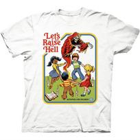 New! Steven Rhodes Let's Raise Hell T-Shirt S-5XL M gray