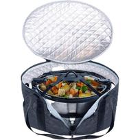 Heat Resistant Slow Cooker Transport Case For 6 8 Quart Appliances And Smooth Movement 1 gray
