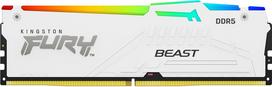 Kingston KF564C32BWEA-32 32GB 6400MT/s DDR5 CL32 DIMM FURY Beast White RGB EXPO | Kingston