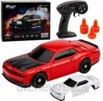 No Name Samochód Sportowy Do Driftu RC Wymienna Karoseria Koła 4WD Czerwony 1:43