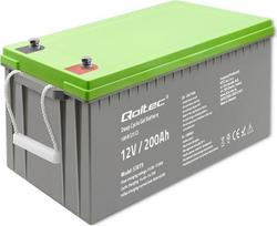 Qoltec Deep cycle gel battery 12V, 200Ah