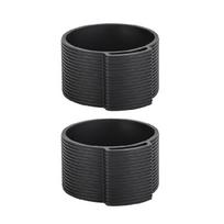 2Pcs Manual Coffee Bean Grinders Hand Crank Mill Grind Silicone Sleeve Household 1 juoda