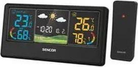 Sencor SWS 4100 B Stacja pogodowa / kolorowy wyświetlacz LCD / czujnik bezprzewodowy