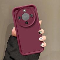 For Huawei Honor Magic 8 Lite Case Magic8Lite HonorMagic8Lite Phone Cases Anti Fall Protection Luxury Candy Matte Soft Back Capa For Magic 8Lite raudona