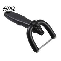 Handheld Food Slicer Hand-Held Meat with Ergonomic Handle Durable Stainless Steel Adjustable Thickness Cutter Reusable Slicing Utensil for black