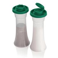 1/2Pcs Salt And Pepper Shakers Set Spice Storage Seasoning Organizer Barbecue Seasoning Jar For Home Kitchen Restaurant Camping 2Pcs tamsiai mėlyna spalva