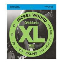 D’Addario EXL165 – bosinės gitaros stygos (45–105)