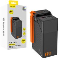 Blavec Power Bank 30000mAh BJ-50 Tytan 65W – 2x Type-C + 2x USB-A (PBBJ50B) juodos spalvos