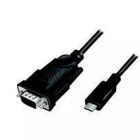LogiLink AU0051A vaizdo kabelio adapteris 1,2 m USB-C VGA D-Sub juodas