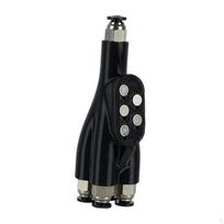 PTFE Adapter Ams Tubing Connector Thickened Replacement 3D Printer Parts Filament Feeding Joint Easy black