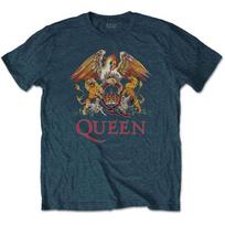 Queen - Classic Crest - Band Tee (T-Shirt) XL brown