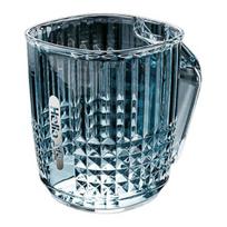 Yousheng Mouthwash Cup Drop-Resistant Easy to Clean Transparent Bathroom Rinse Cup with Handle Bathroom Accessory geltona