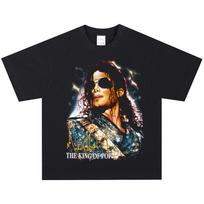 Michael Jackson T-Shirt, Soft Fabric Casual Daily Wear XXL black
