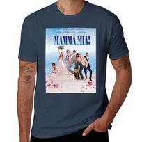 Mamma Mia TShirt Art Pattern Printed Casual Top S white
