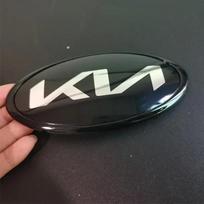 Automobilio priekinio variklio dangčio emblema, galinės bagažinės emblema, lipdukas KIA KN K2 K3 K4 K5 Sportage Picanto Sorento Rio Soul Ceed Niro Forte Stinger ulsap11 17 x 8.4cm juoda