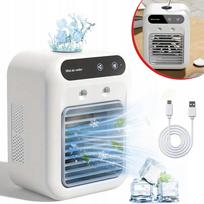 Mini USB stalinė oro vėsinimo ir drėkinimo sistema, 500 ml, balta