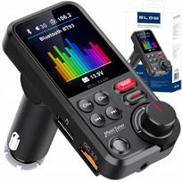 Bluetooth siųstuvas FM, garsiakalbis, QC3.0, SD, stiprus garsas, didelis LCD, 24V