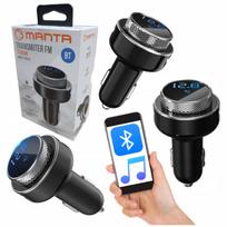 Bluetooth FM siųstuvas ir automobilinis įkroviklis QC3.0, 2x USB, microSD