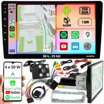 Automobilio radijo magnetola 1 DIN, 9", Android 12, Bluetooth, USB, AUX, CarPlay, GPS
