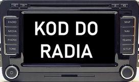 Radijo kodas VW RNS300, RNS310, RNS315, RCD200, RCD210, RCD300, RCD500, RCD510