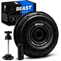 Aktyvus žemų dažnių garsiakalbis BassWheel Beast 300W su nuotolinio valdymo pultu, atsarginio rato formos