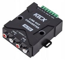 Garso signalo keitiklis KICX HL 370, Hi-Low, 4x RCA, su nuotolinio valdymo funkcija