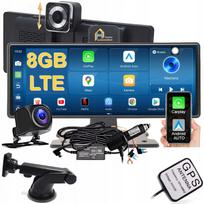 Automagnetola su CarPlay, vaizdo registratoriumi, GPS, Android 15, 8GB
